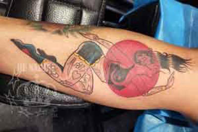 pin-up tattoo infierno de nadie Queens NY