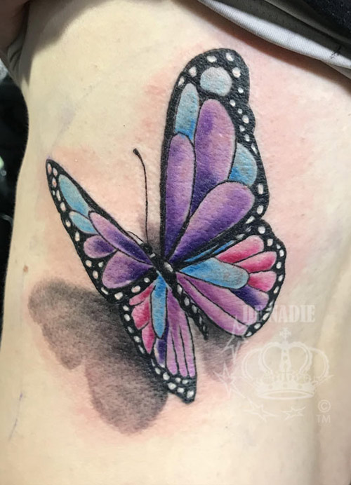 Infierno de nadie tattoo Butterfly