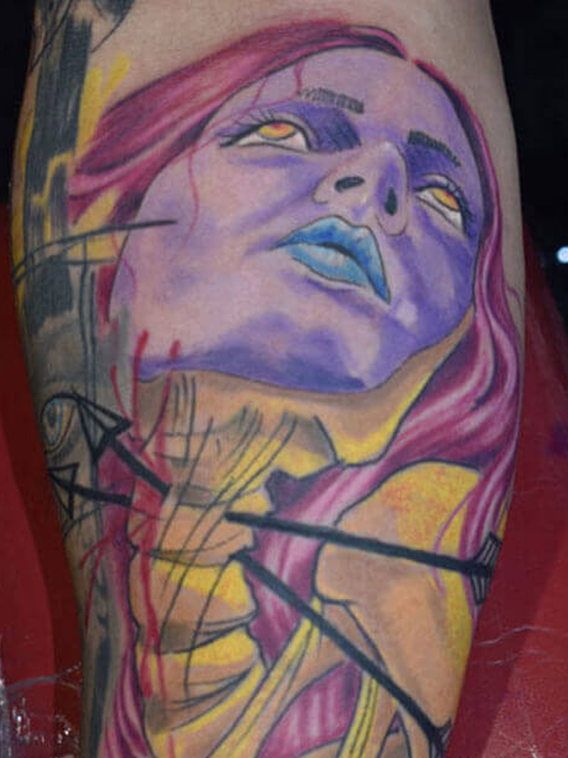 Girl tattoo by Infierno 