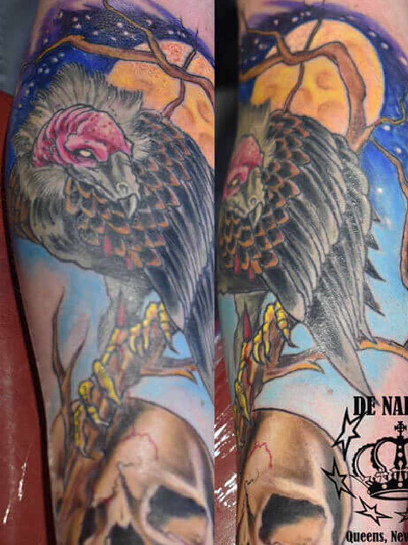 tatuaje chingon hecho por Infierno Pain ink Queens NY