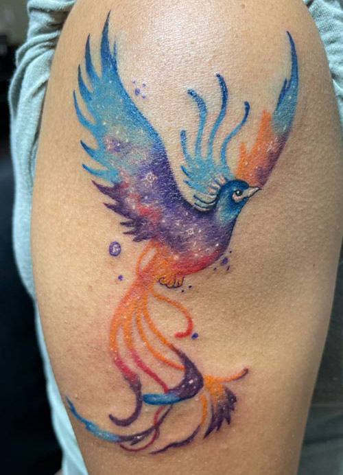 Water color tattoo done by Rana ramos