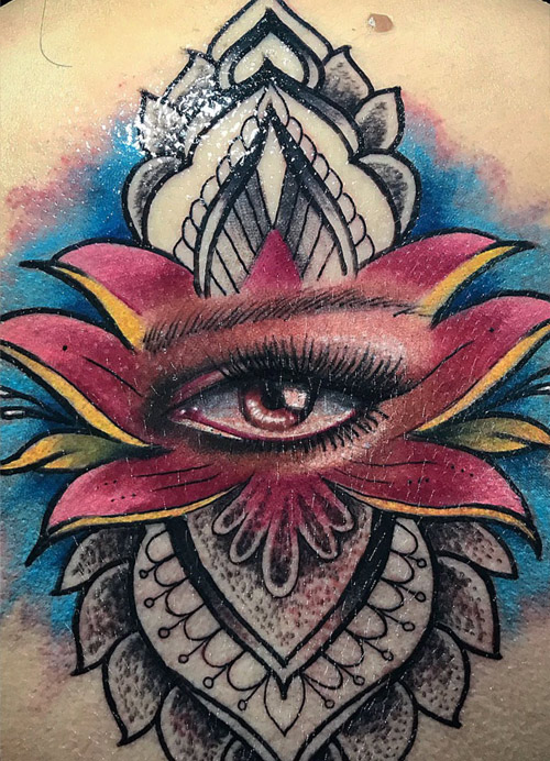 Lotus tattoo done by Rana ranos